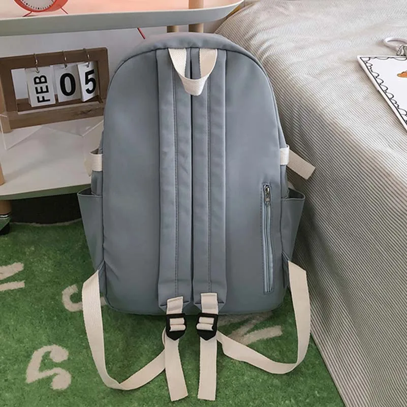 

Backpack Female Fashion Large Capacity Travel Backpack High School Students Schoolbag Young Girl Double Shoulder Bag