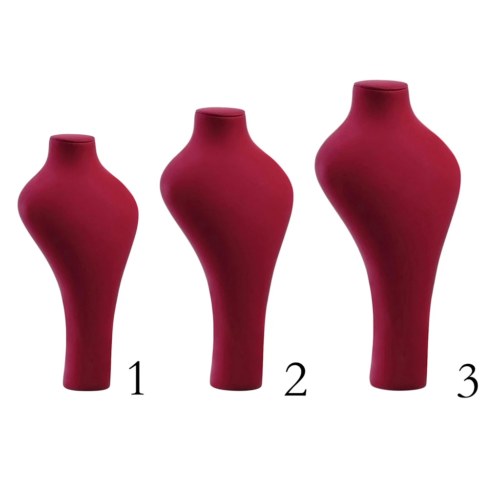 

Necklace Jewelry Display Mannequin Bust Organizer Stand Holder Showcase