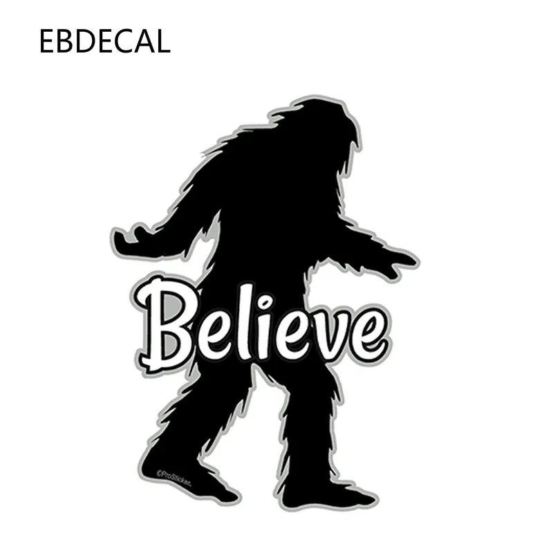 Ebdeckle Believe наклейка Bigfoot Sasquatch Yeti Monster для Авто/бампера/окна/стены наклейки DIY Декор