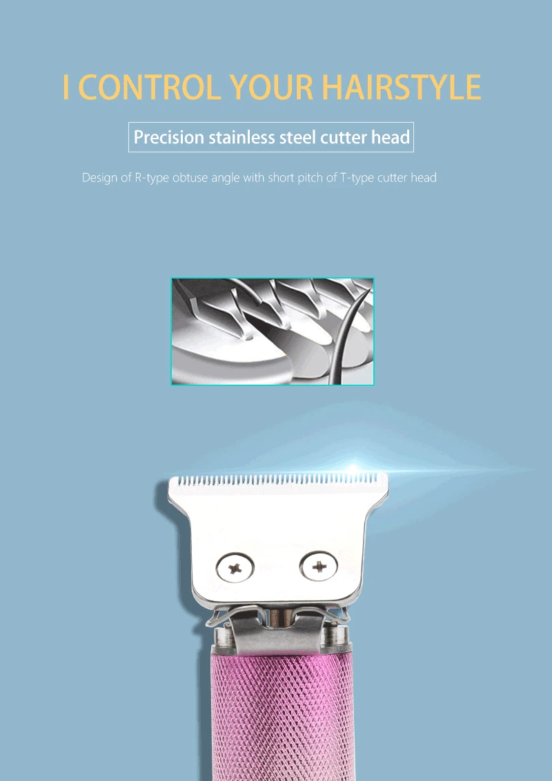 

Styling Tools Electric hair clipper retro gradient color oil head electric hair clipper carving cut Buddha head