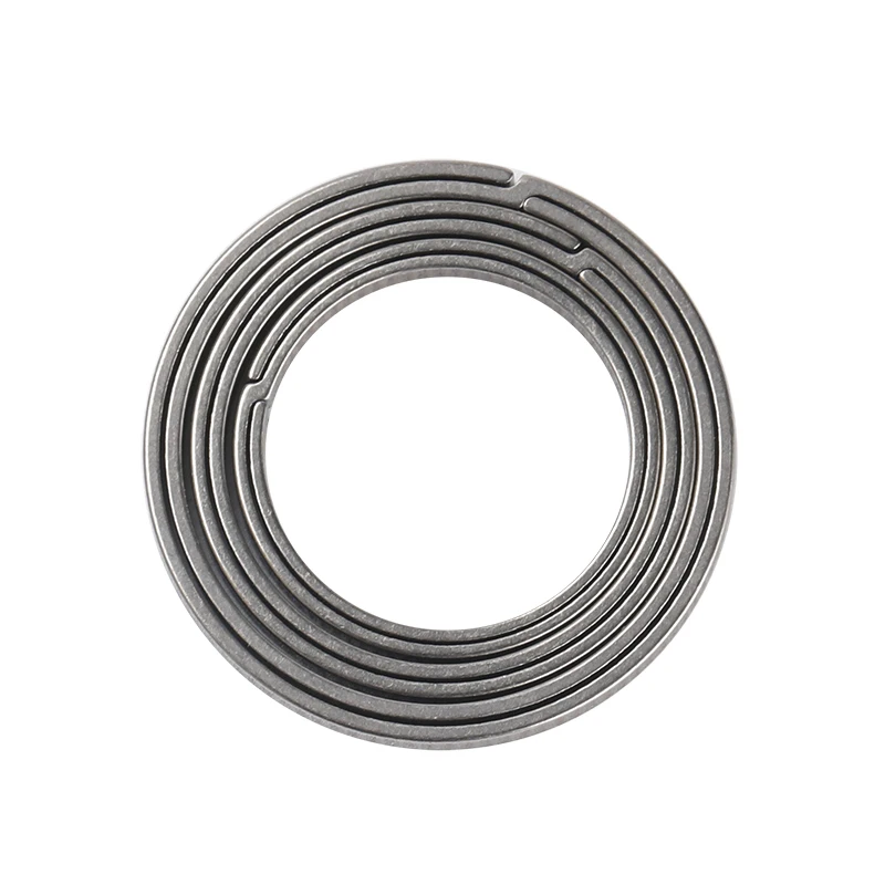 Титановый специальный быстросъемный круглый брелок TC4 с защитой от потери зажим