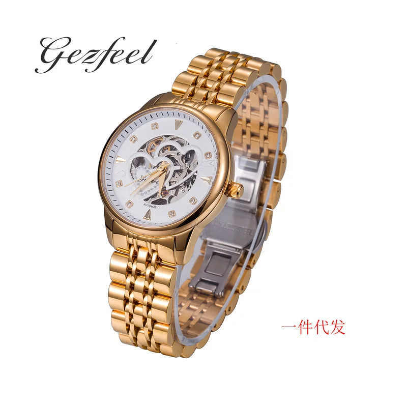 

2020 Sale Brand Hot Sales Simple Stainless Steel Watch Women's Full-automatic Hollow Mechanical Manufacturer A Replacement