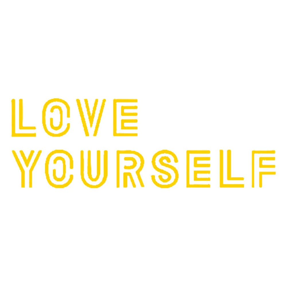 2019 Новый Love Yourself Ограниченная серия CreativeCar грузовик кузова окна отражающие
