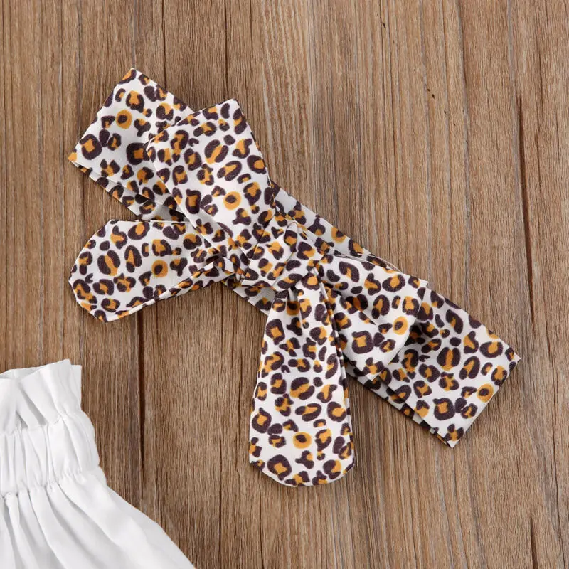 

Newborn Baby Girl Sunsuit Clothes Sling Top+ Pants+ Headband Bathing Suit