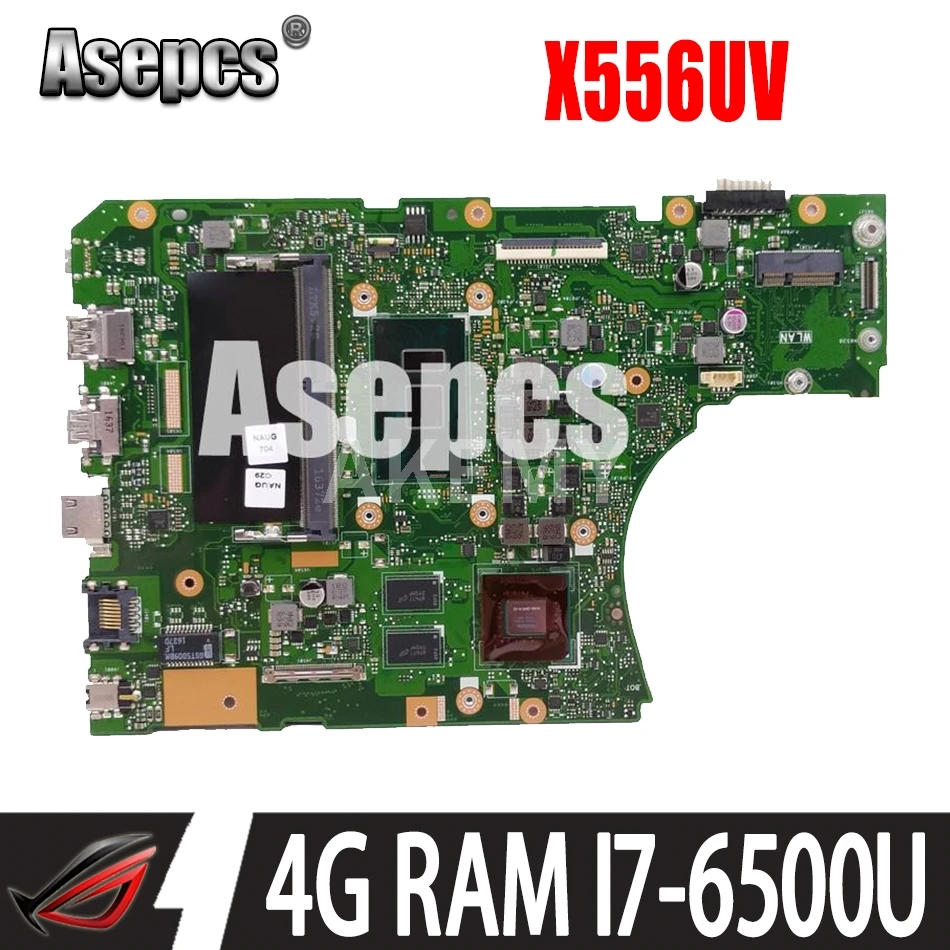 Asepcs X556UV материнская плата для ноутбука For Asus X556UQ X556UB X556UR X556U X556 тестовая