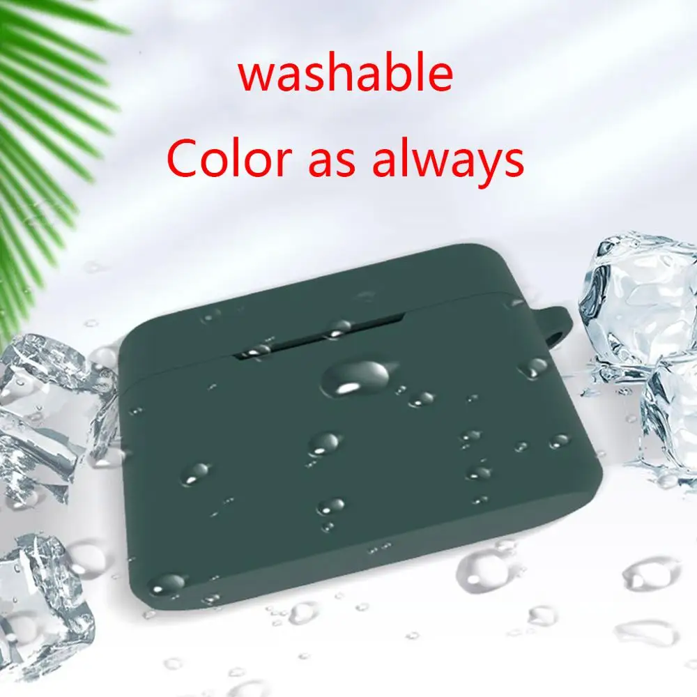 

Brand New High Quality Dust-proof Protective Cover Soft Silicone Case with Carabiner for Soaiy A1S Bluetooth Headphones Headset