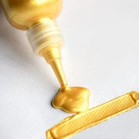 60ml gold paint metallic acrylic waterproof not faded diy painted pigments