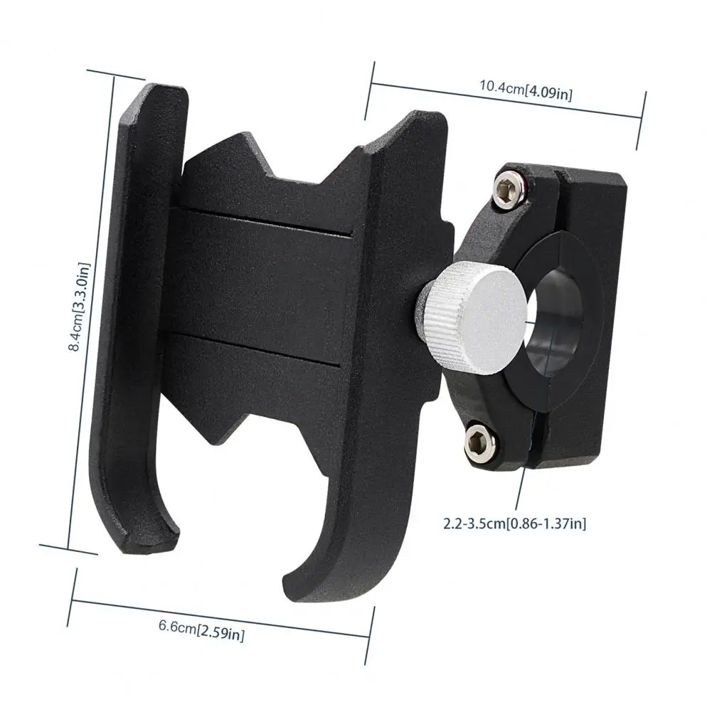 

Universal Aluminum Alloy Motorcycle Phone Holder Adjustable Handlebar Bracket