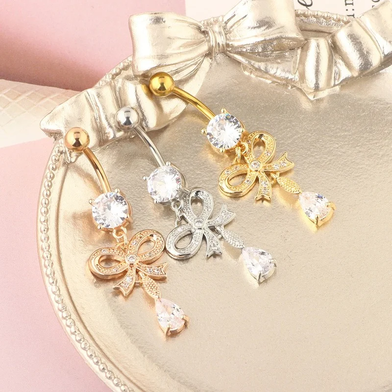 

Woman Sexy Piercing Jewelry Stainless Steel Butterfly Pendant Woman Accessories Goth Punk Women Body Belly Button Piercings