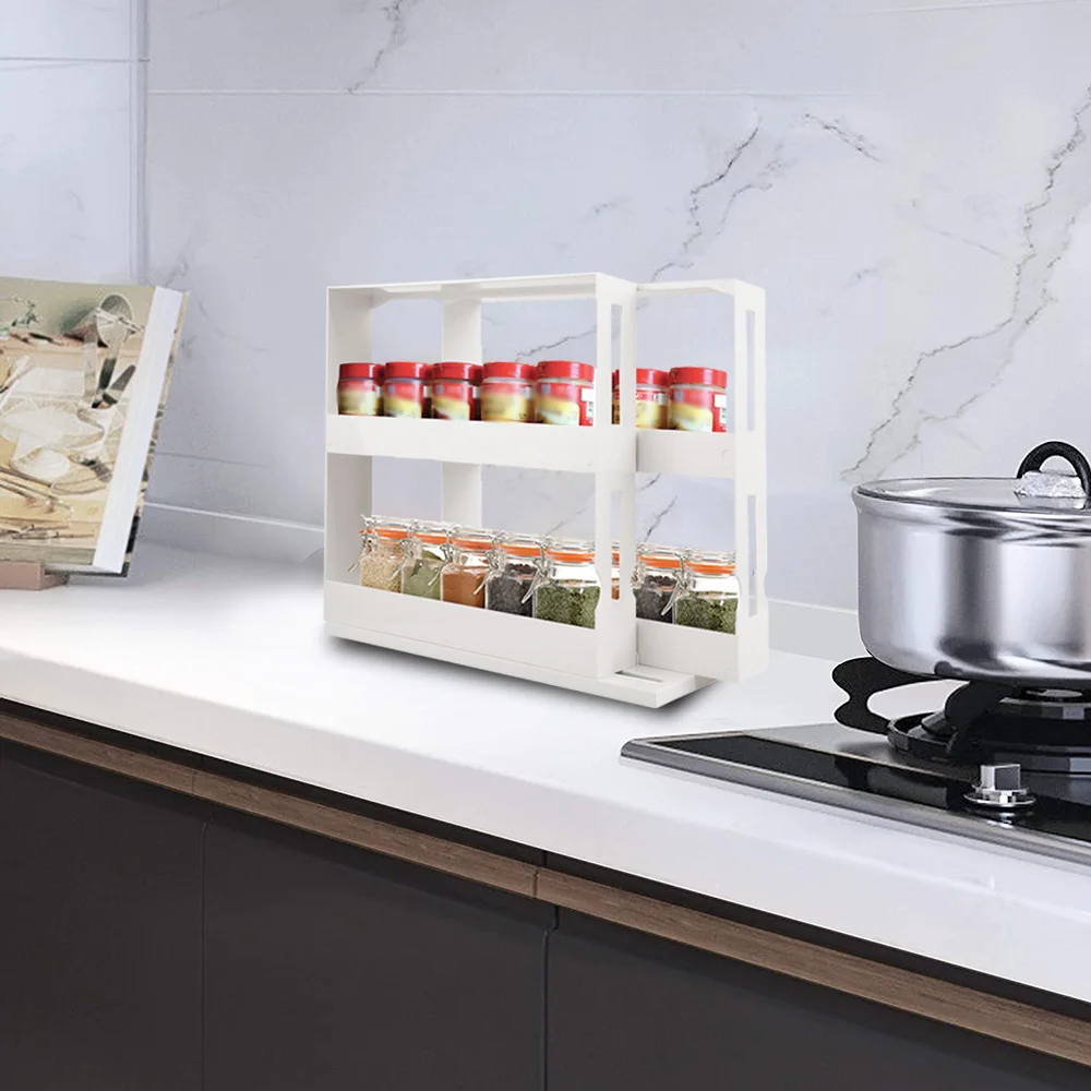 Многофункциональная вращающаяся стойка для банок 1 комплект полка хранения