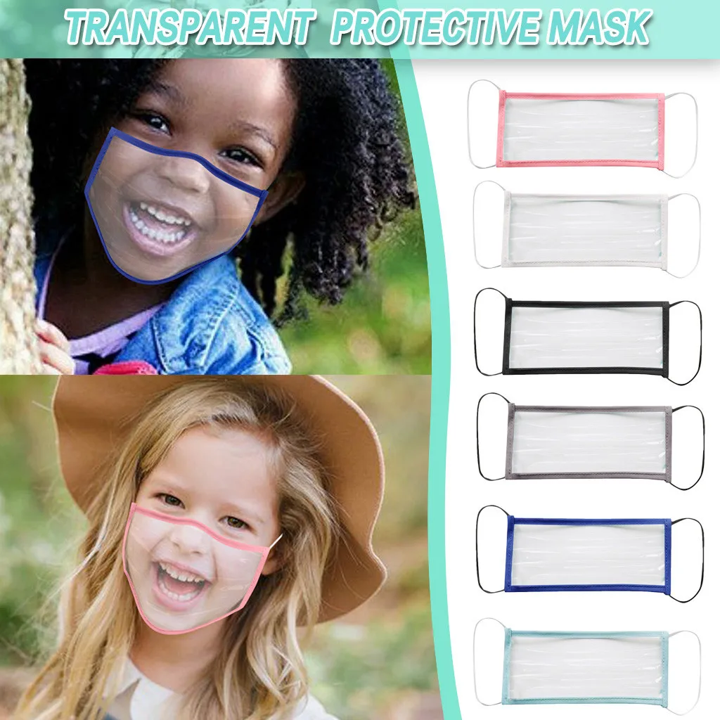 Комплект из 1 предмета Маска с прозрачным окном видимое выражение для глухих и