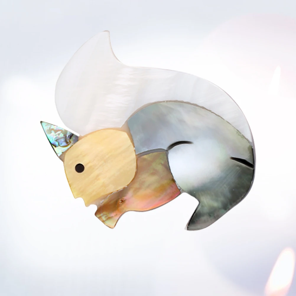 1 шт. брошь стильные булавки креативная Брошь Мода нагрудник значки в форме белки