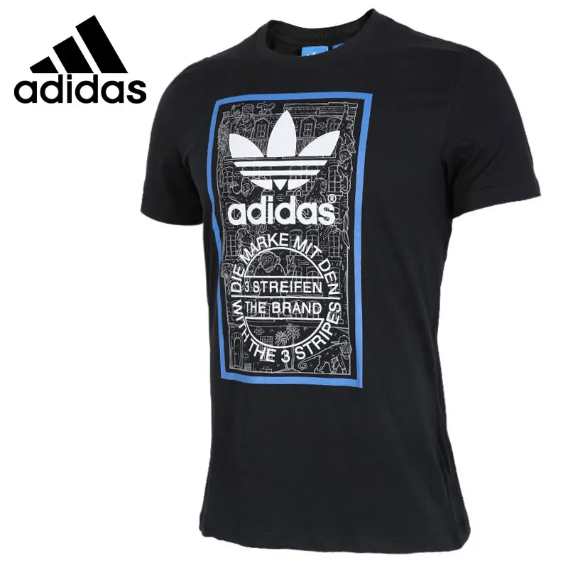 Оригинальные мужские футболки с коротким рукавом спортивная одежда|adidas original t-shirt