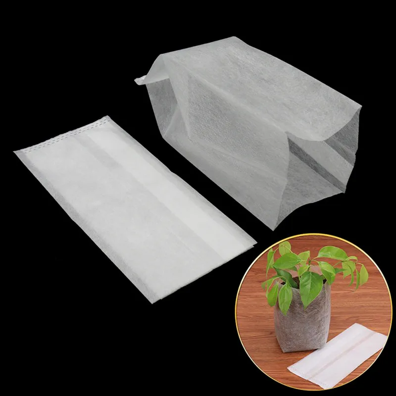 

1 pack Seedling Plants Nursery Bags Organic Grow Bags Fabric Planting Bags