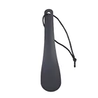 1 шт. сплав 19 см Профессиональный рожок для обуви ложка Форма рожок для обуви подъемник для обуви гибкий прочный скольжения черный цвет