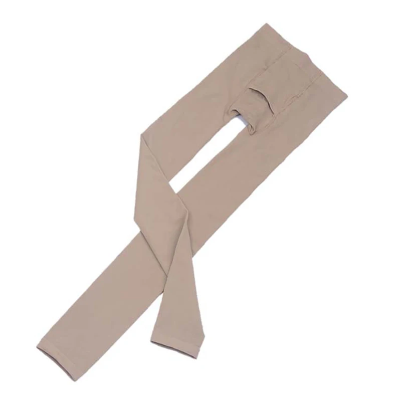 Мужские сексуальные обтягивающие бархатные колготки 200D с передней посадкой