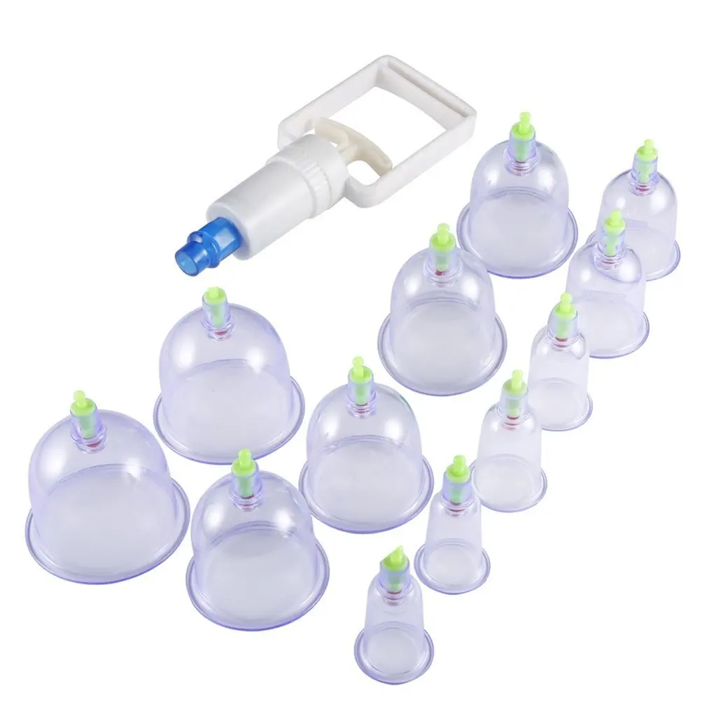 

12pcs/set Chinese Health Care Vacuum Body Cupping Therapy Cups Massage Body Relaxation Healthy Message Set