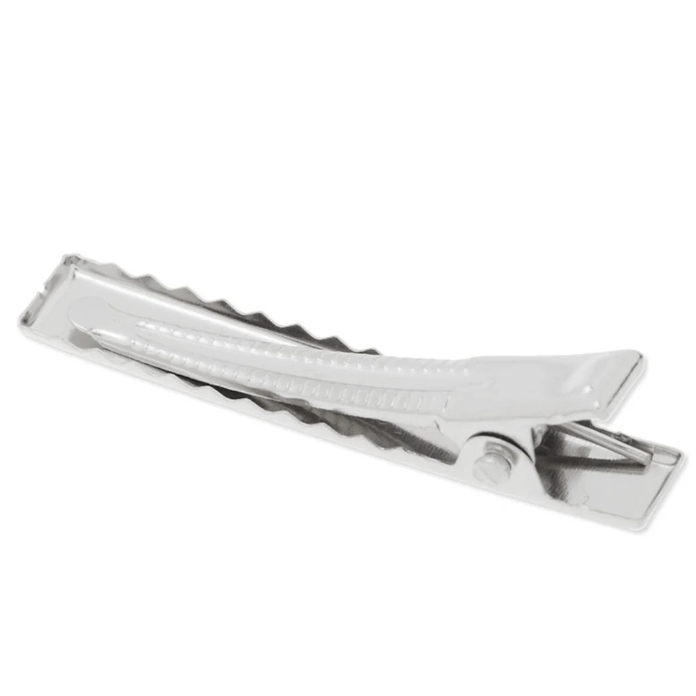 Заколка пряжка плоская с одним зубцом 45 мм 50 шт.|Шпильки и заколки для волос| |