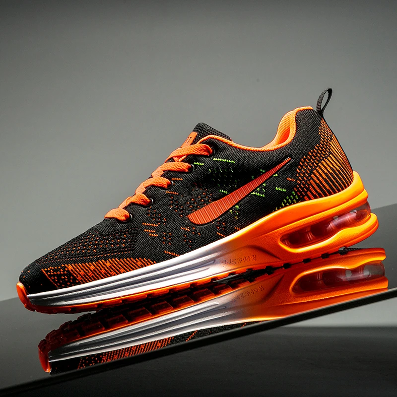 

Spring Summer Couple Brand Men's Shoes Sports Running Shoes Men Air Cushion All-match Lightweight Leisure Travel Sneaker Outdoor