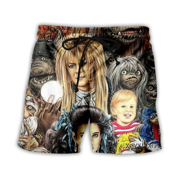 

New David Bowie Labyrinth 3D Print Causal Clothing Fashion Men Women Tracksuits Crewneck Hip Hop Shorts Plus size S-7XL shorts