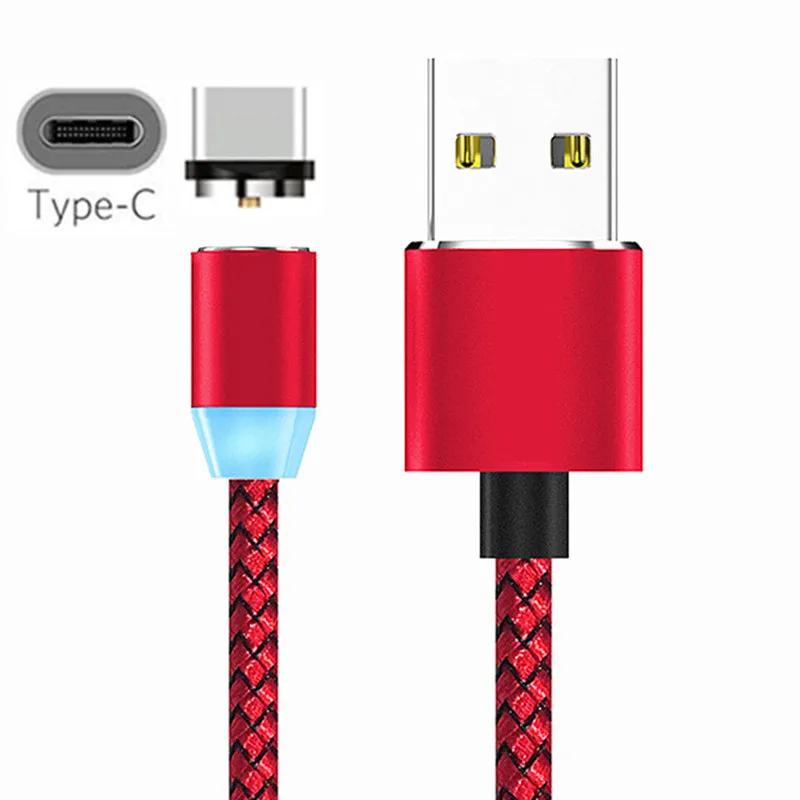 Магнитный USB кабель QC 3 0 быстрое зарядное устройство типа C зарядный провод для