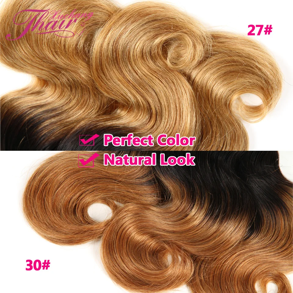 Короткий Боб Ombre Body Wave 3 пряди застежкой бразильские волосы волнистпряди с Remy