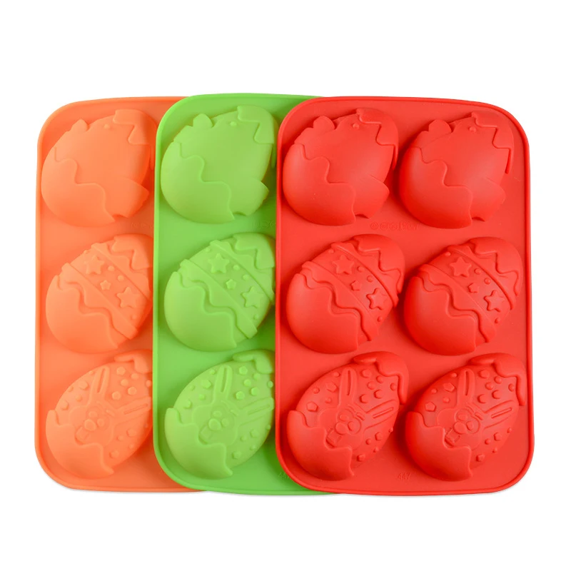 Силиконовая форма в форме пасхального кролика для шоколада выпечки десертов