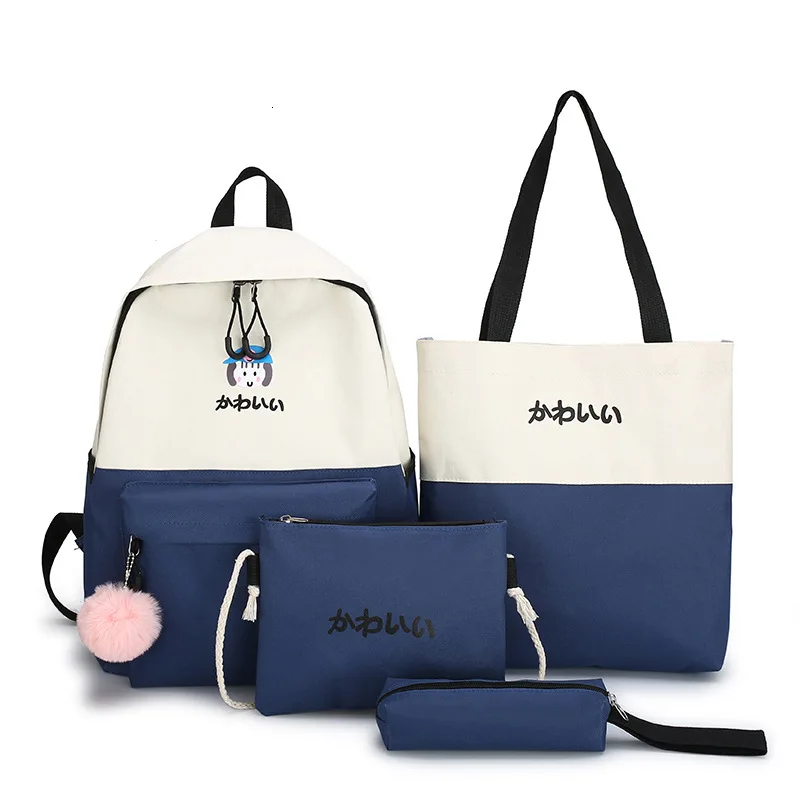 

2019 Female Quality Canvas Travel Composite Backpack Women Mochila Feminina Women Back Pack School Bag For Teenage Girl Rucksack
