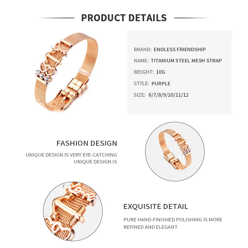 Дропшиппинг модные ювелирные изделия якорь цвет розового золота любовь сетка