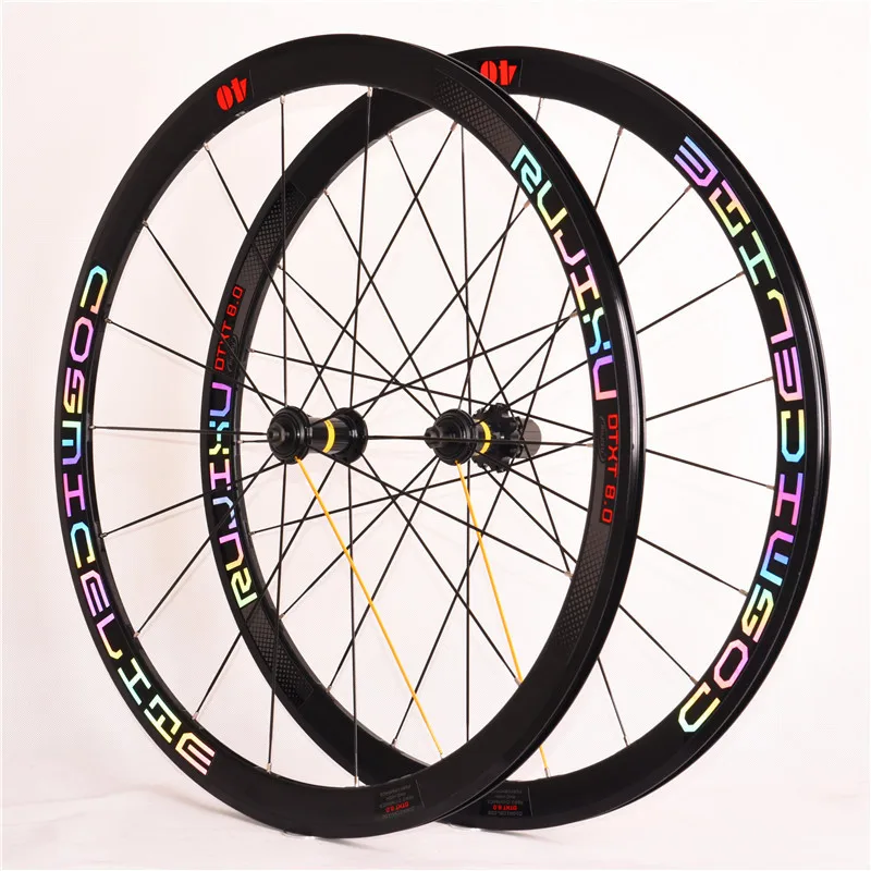 ultra light bike wheels cosmic elite 700C 40mm Aluminium Alloy C/V brake BMX road bicycle wheelset Sealed Bearing wheel set | Спорт и