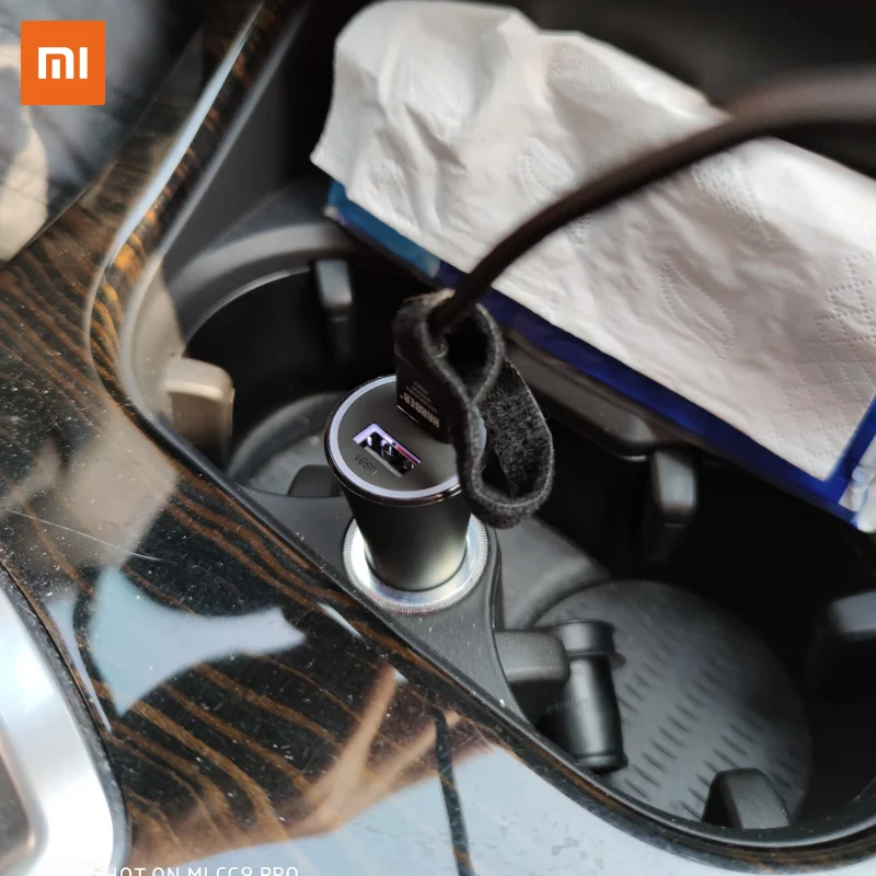 Xiaomi 37W Dual-Port Car Charger Mutiple security protection LED Notice Light Compatible multi-Vehicle mode Frosted texture | Мобильные