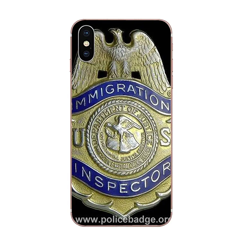 Us Police Badge - Thin Blue Line For Galaxy Alpha Note 10 Pro A10 A20 A20E A30 A40 A50 A60 A70 A80 A90 M10 M20 M30 M40 | Мобильные