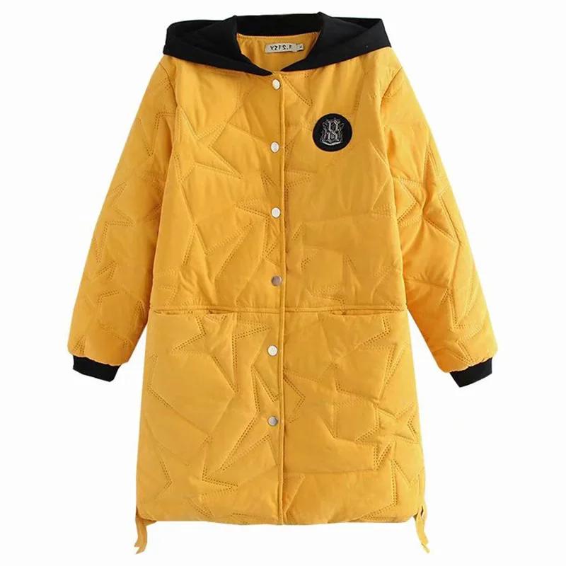 Повседневные парки размера плюс Осень-зима 2019 женская одежда модные Свободные