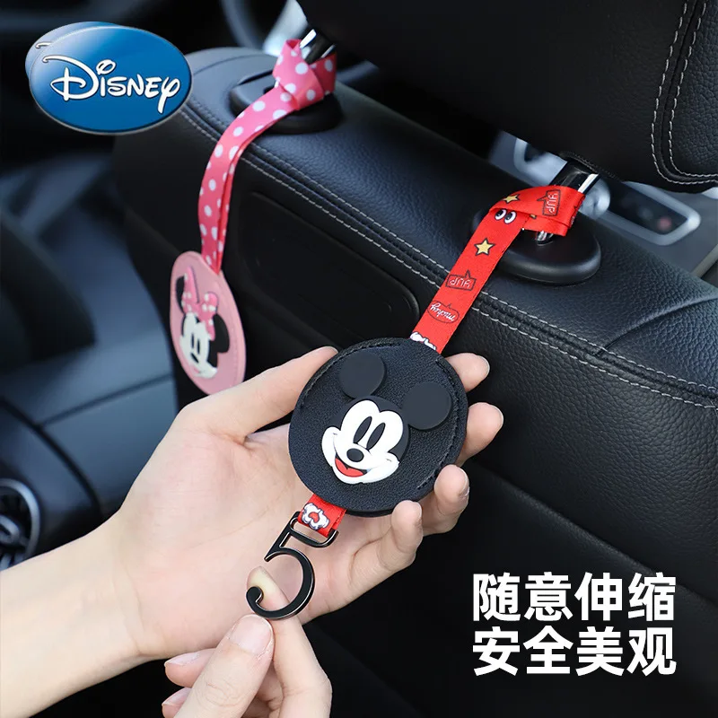 

Disney Mickey Mouse Car Hook Seat Back Row Invisible Small Hook Multi-function Car with Car In-car Supplies