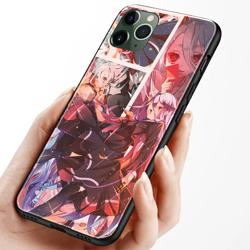 Shiro мягкий силиконовый чехол для телефона с аниме No Game Life iPhone 6 6s 7 8 Plus X XR XS 11 Pro Max |