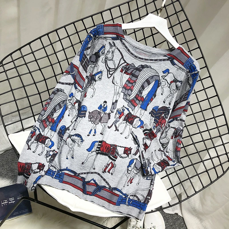 

Fashion Sweaters YK12127 2021 Runway Luxury famous Brand European Design party style women's Clothing