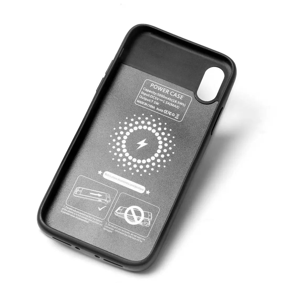 Ext power 5000 мАч тонкий противоударный чехол для зарядного устройства для iPhone XR XsMax перезаряжаемый внешний аккумулятор для iPhone X XS чехол