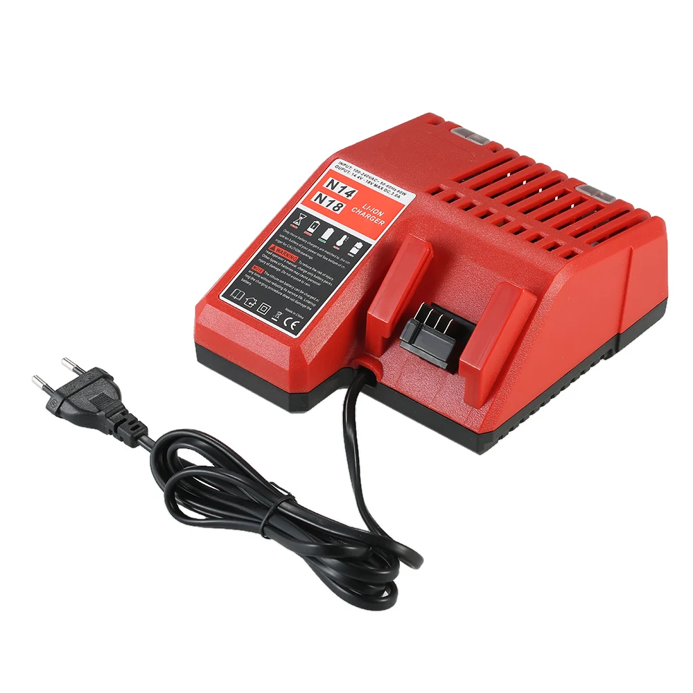 

New 18V Power Tool Lithium Battery Charger Replacement for Milwaukee M18