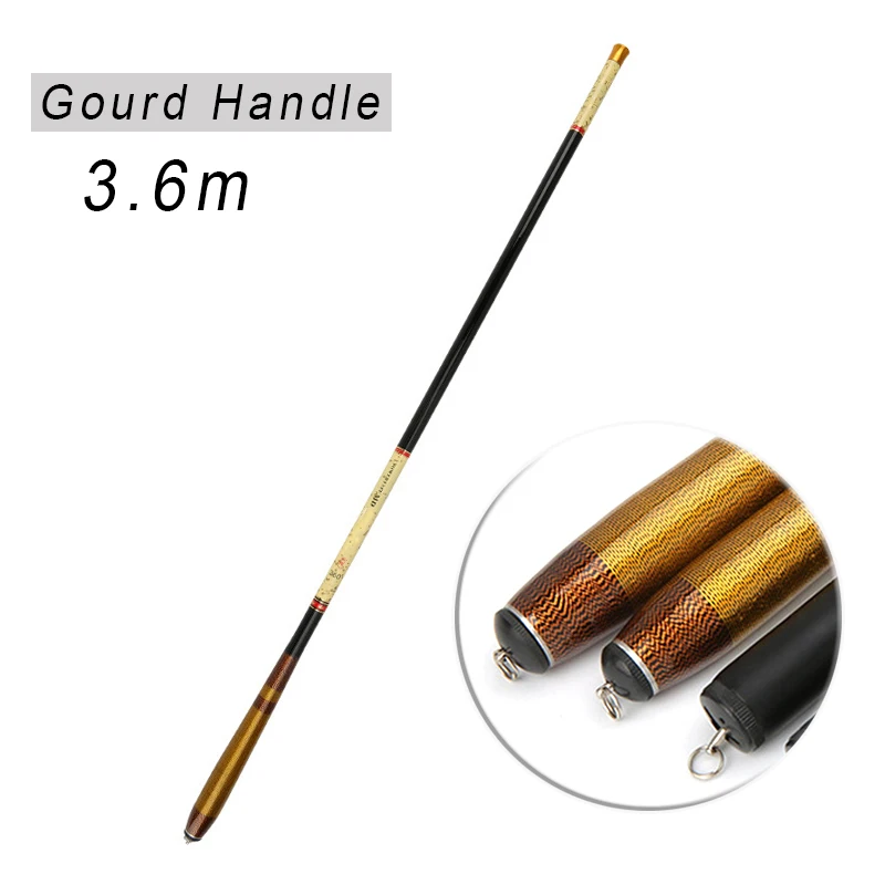 Новинка Удочка из углеродного волокна с нескользящей ручкой телескопическая