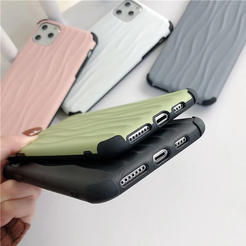 Shockproof Candy Color Simple Phone Case For iPhone 11 Pro Max X XS XR Xs Solid Cover 6 6s 7 8 Plus |