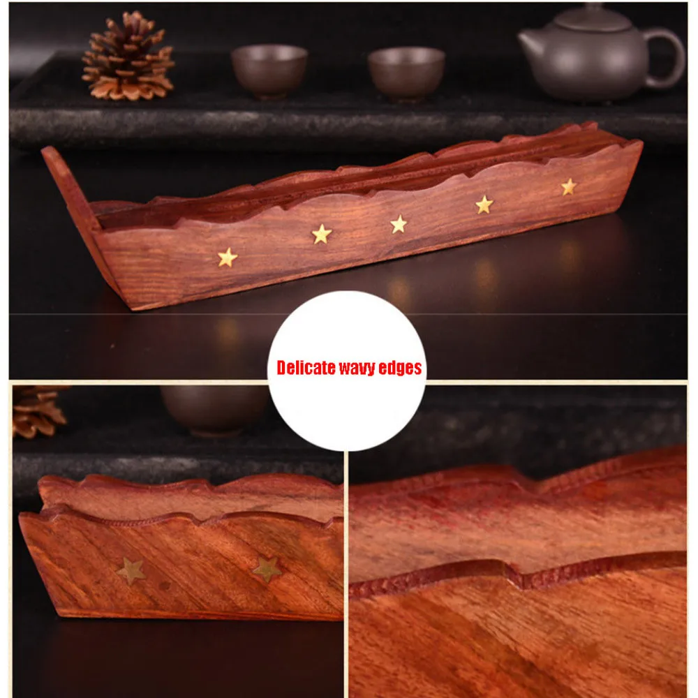 Палочка для ладана индийская ручная работа держатель из сандалового дерева