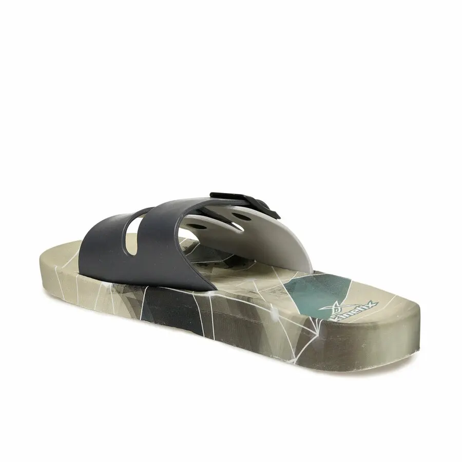 

Kinetix Buckle Gray Men Slippers