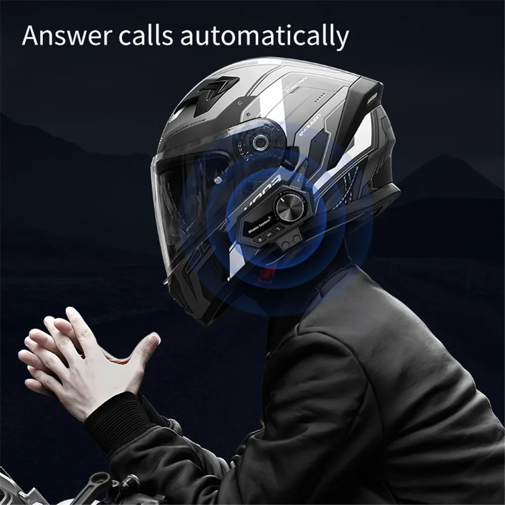 Bluetooth-гарнитура для мотоциклетного шлема с поддержкой Bluetooth 2500 5 0 мА · ч |