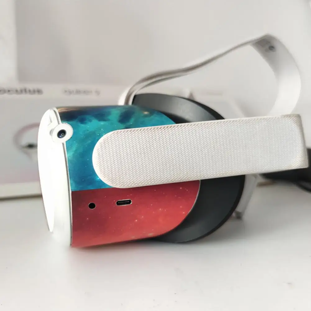 Наклейки на Очки виртуальной реальности Oculus Quest 2 съемные наклейки из ПВХ с очками