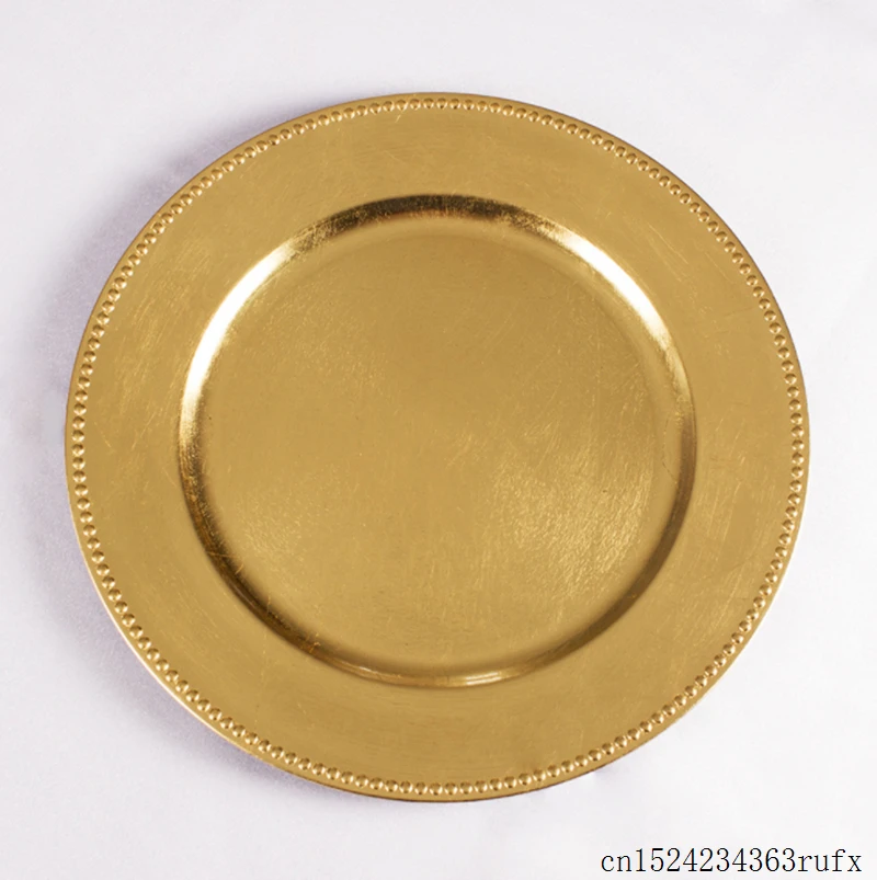 100 шт. классические тарелки для зарядных устройств|Наборы столовых приборов| |