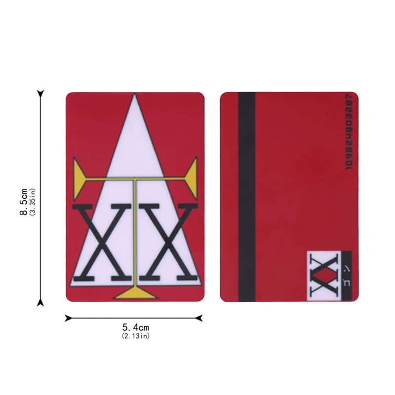 

1 pair Anime Card Stickers Gon Freecss Killua Zoldyck Hyskoa Kurapica Bus Credit Student Card DIY Decor Decals