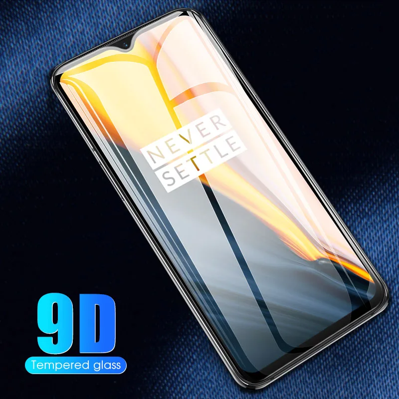 Чехол для oneplus 7 t 6 5 3 полное покрытие закаленное стекло Защита экрана на one plus t7 t6 t5