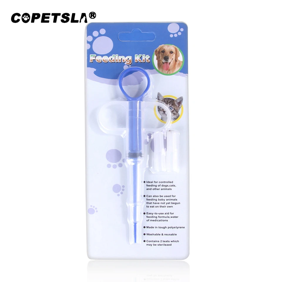 Copetsla 1 шт. собака Кот Собака Щенок дозатор для таблеток Набор кормления с учетом