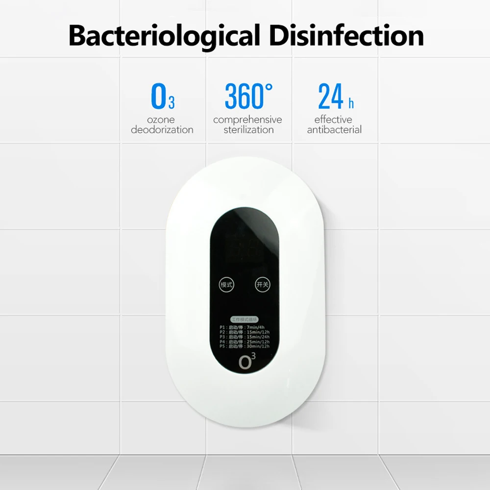 

Ozone Generator Sterilizer Air purifier Purification Fruit Vegetables Water Food Preparation Ozonator Ionizator Disinfection