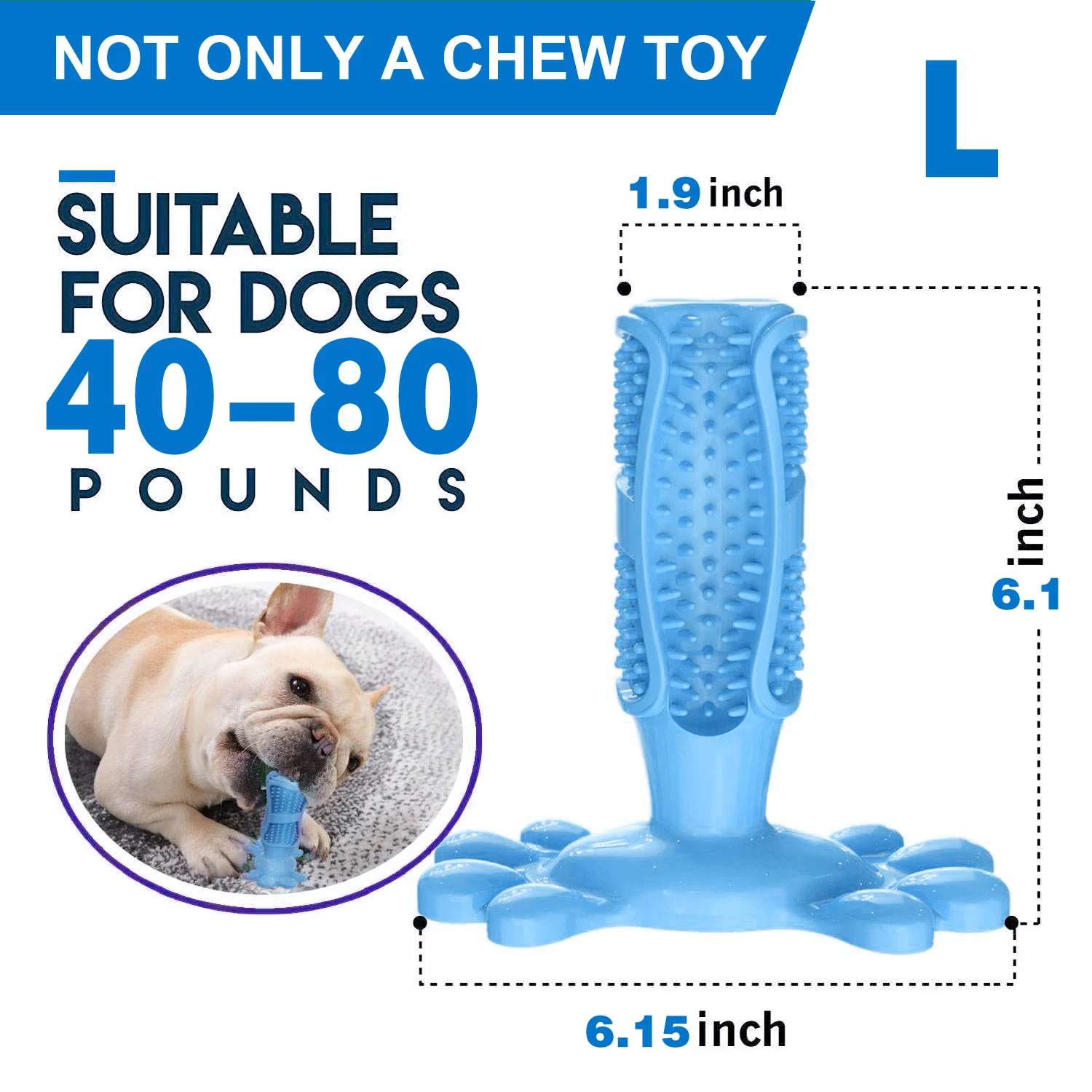 

Dropship Suppliers Pet Products Dog Accessories Wholesale Rubber Kong Dog Toys Interactive Dog Toothbrush Toy Pug Puppy Chew Toy